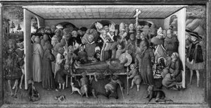 جنازة القديس فرنسيس الأسيزي بواسطة Bartolomeo Tommaso da di Foligno